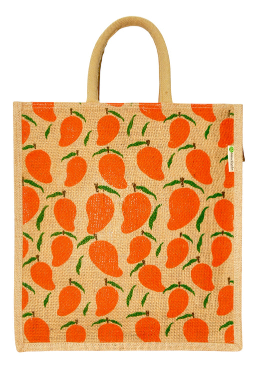 JUTE BAG MEDIUM - MANGO SEASON